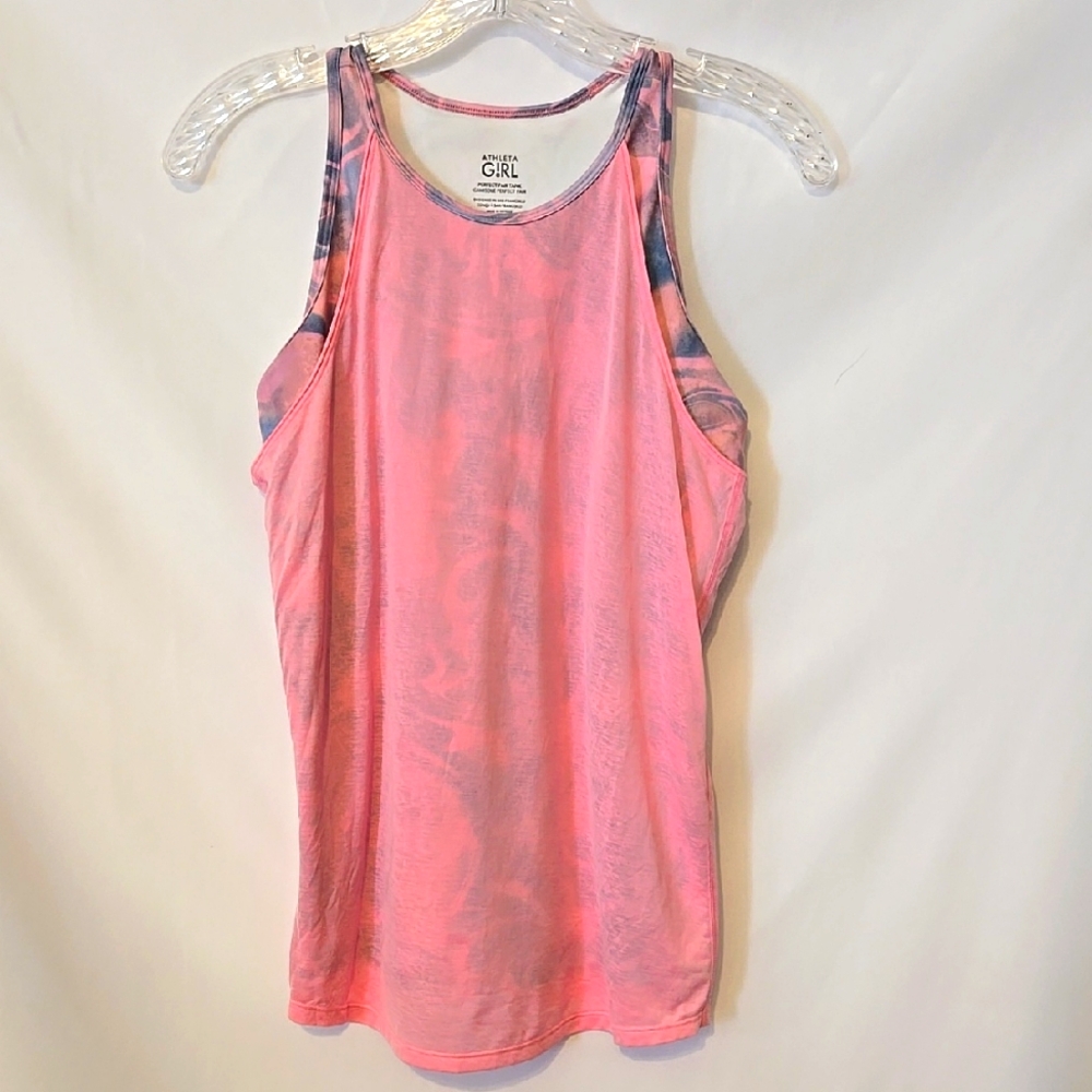 Athleta Girl, Tank Top, XXL, Perfect Pair, Camisole, Halter, Pink, Blue, Stretch